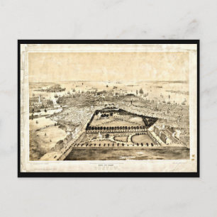 Cartão Postal Postcard-Vintage Boston Maps-27