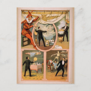 Cartão Postal Postcard-vintage Teatro mágico