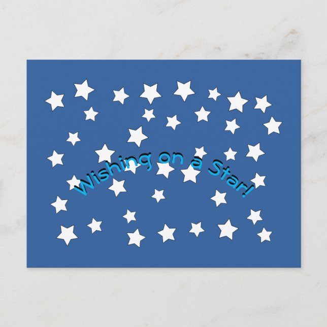Cartão Postal Postcard - Wishing on a Star #2 (Frente)