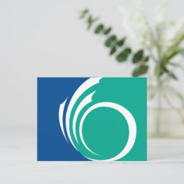 Cartão Postal Postcard with Flag of Ottawa, Canada