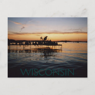 Cartão Postal Postcards de Wisconsin, por H.A.S. Arts