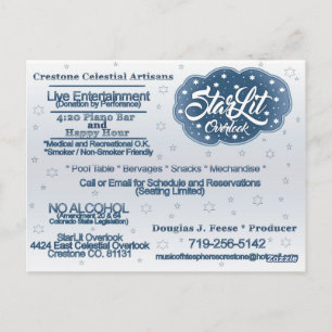 Cartão Postal PostCards Finais de StarLit