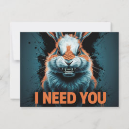 Cartão Postal Postcards I Need You