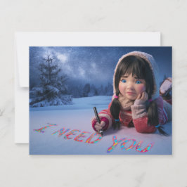 Cartão Postal Postcards I Need You 03