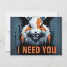 Cartão Postal Postcards I Need You 07