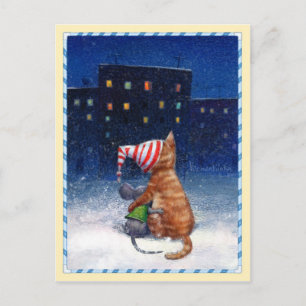 Cartão Postal Postcards_Olhando as luzes da cidade