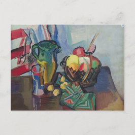 Cartão Postal Postcross - A Vida Estática Pintada por Ben Benn