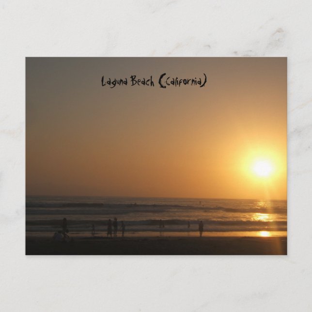 Cartão Postal Poste Card Laguna Beach (Califórnia) (Frente)