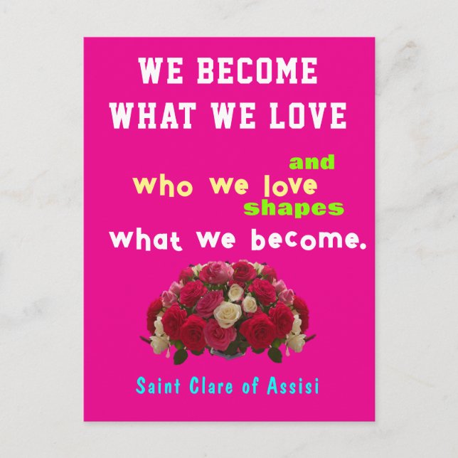 Cartão Postal Poster (Frente)