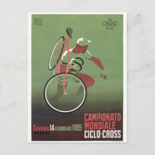 Cartão Postal poster 1965 da Ciclo-cruz