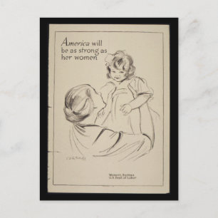 Cartão Postal Poster América_will_be_as_Propaganda