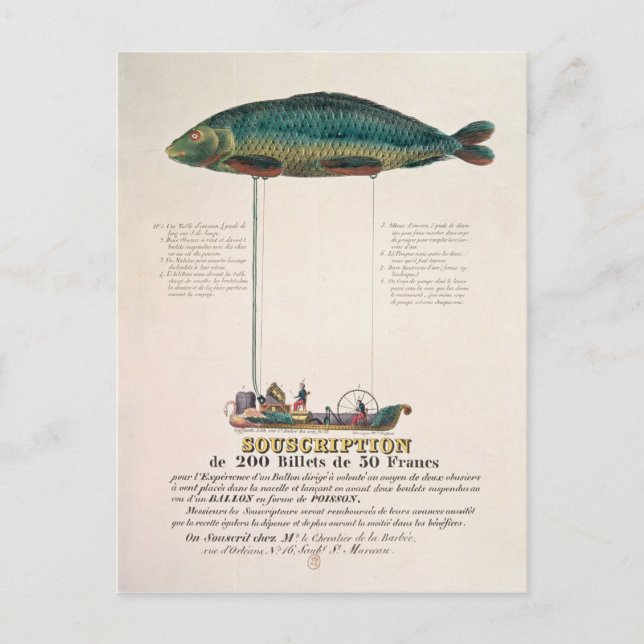 Cartão Postal Poster anunciando a assinatura (Frente)