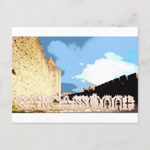 Cartão Postal Poster da cidade de Carcassonne