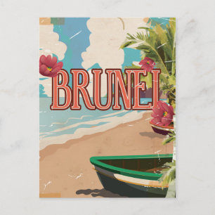 Cartão Postal Poster de Brunei.