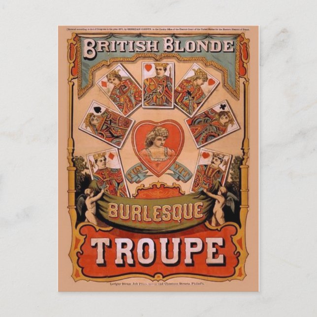 Cartão postal Poster de Circo (Frente)