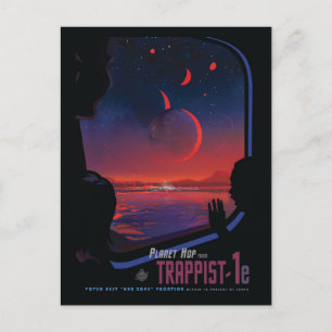 Cartão Postal Poster de Espaço Retroativo - Os Visualizadores Ob