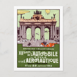 Cartão Postal poster de Expo de Transporte de 1913