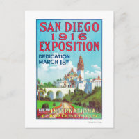 Poster de Exposição Internacional de San Diego