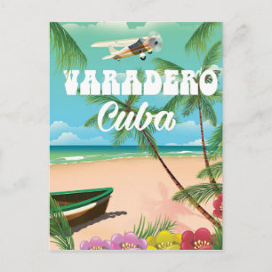 Cartão Postal Poster de férias de praia em Varadero-Cubano