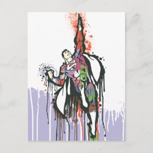 Cartão Postal Poster de Innocência Twisted Superman