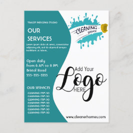 Cartão Postal poster de limpeza STUDIO poster Postca