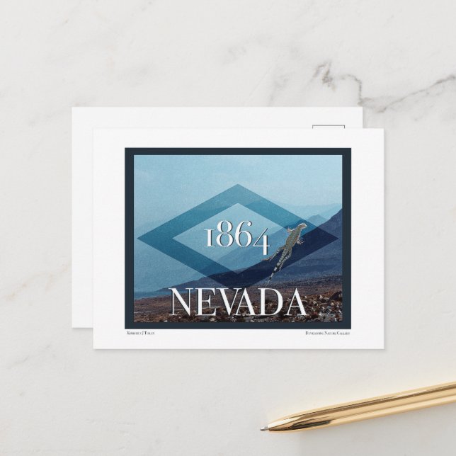Cartão Postal Poster de Paisagem de Nevada (Frente/Verso In Situ)