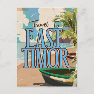 Cartão Postal Poster de Timor Leste.