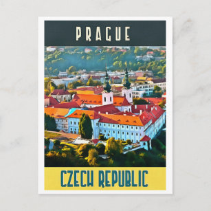 Cartão Postal Poster de Turismo na República Checa