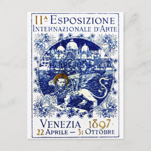 Cartão Postal poster de Veneza 1897