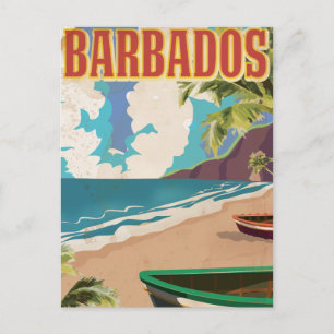 Cartão Postal Poster de viagens Barbados