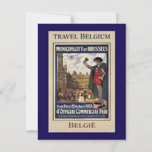 Cartão Postal Poster de viagens belga (1923)