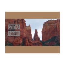 Poster de viagens das Montanhas Sedona Arizona