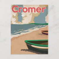 Poster de viagens de locomotivas Cromer Vintage