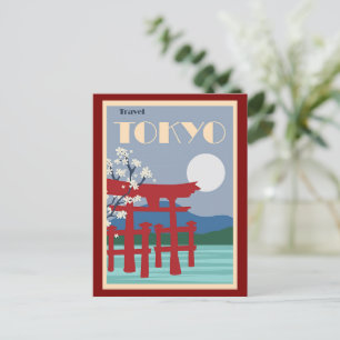 Cartão Postal Poster de viagens de Tóquio