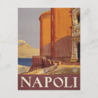 Poster de viagens De Vesúvio E Baía De Nápoles
