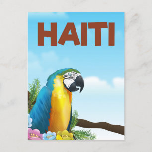 Cartão Postal Poster de viagens do Haiti
