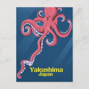 Cartão Postal Poster de viagens do Japão Yakushima