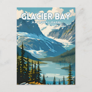 Cartão Postal Poster de viagens do Parque Nacional da Baía de Gl
