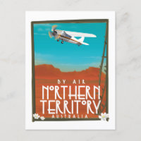 Poster de viagens do Território Norte da Austrália