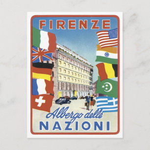 Cartão Postal Poster de viagens Firenze Nazioni