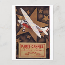 Cartão Postal Poster de viagens francês STAR Airlines 1930