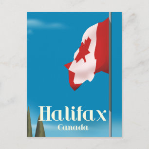 Cartão Postal Poster de viagens Halifax Canadá