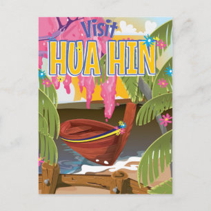 Cartão Postal Poster de viagens Hua Hin Tailândia