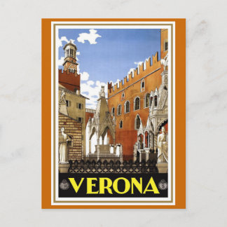 Cartão Postal poster de viagens italiano "Verona"