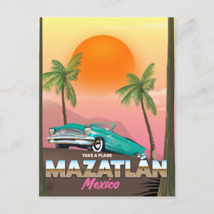 Cartão Postal Poster de viagens Mazatlán México