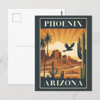 Poster de viagens RetroArizona Phoenix