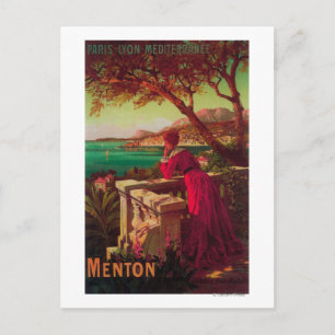 Cartão Postal Poster de viagens Riviera Francês # 2