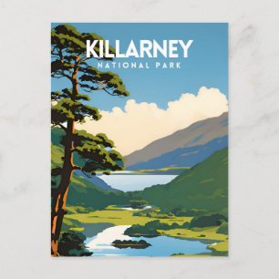 Cartão Postal Poster de viagens tradicional do Killarney Nationa