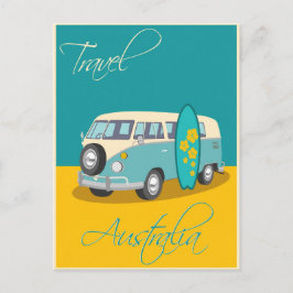 Cartão Postal Poster de viagens Vintage Austrália