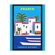 Poster de viagens Vintage French Riviera